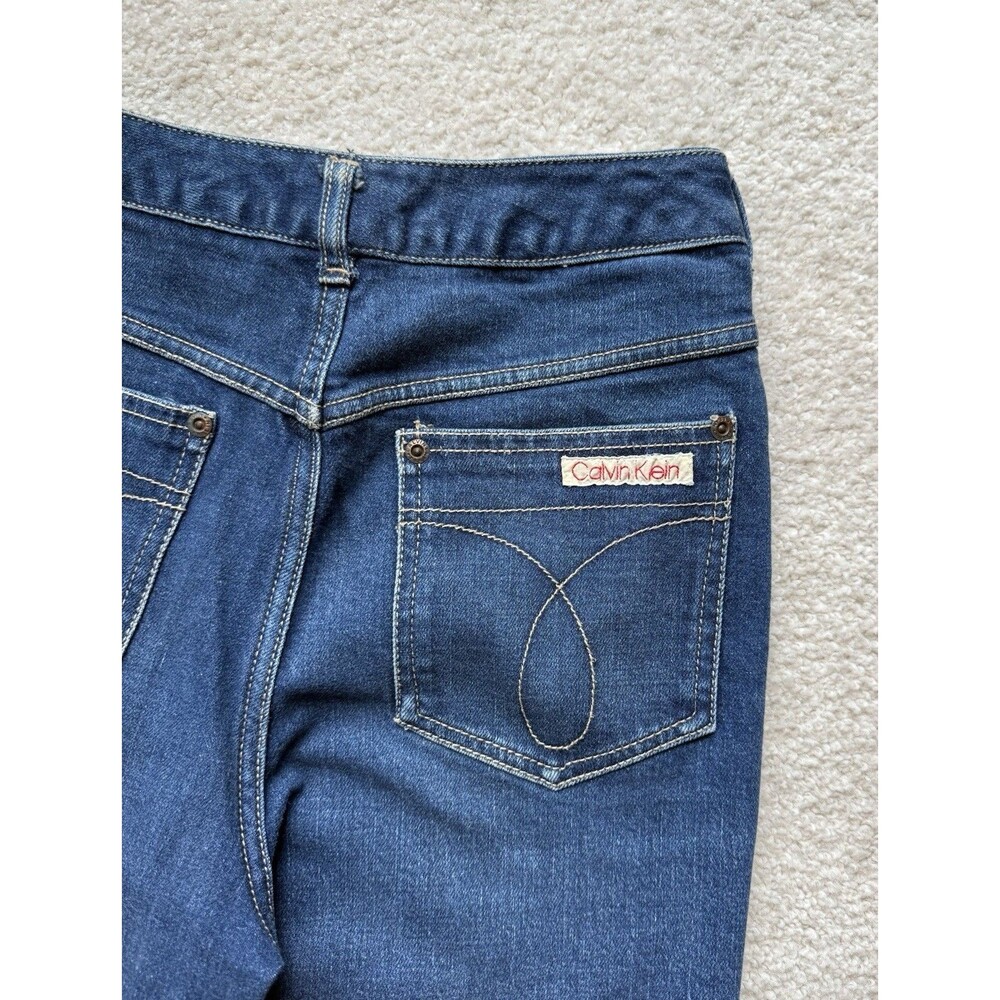 Calvin Klein Jeans, High Wasted Medium Dark Denim, 1980s Classic size 12 Vintage